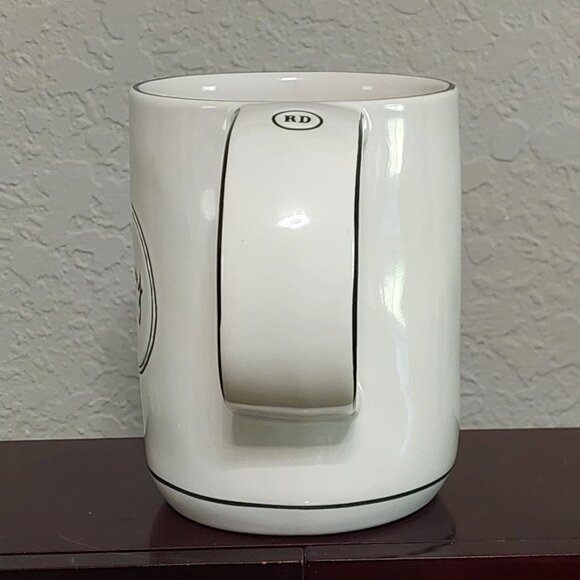 Rae Dunn "enjoy" White Ceramic 12oz Coffee Mug - Picture 2 of 9